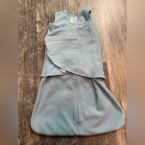 Halo Blue Fleece Swaddle